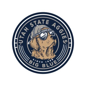 Utah State Dog Sticker